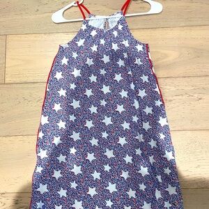 Vineyard vines girls, red, white, and blue Fourth of July dress size large